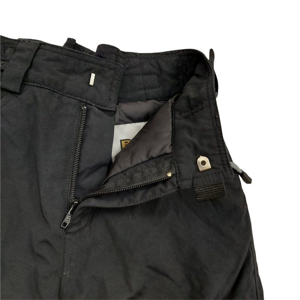Fera  Snow Cargo Pants Unisex Kids 8 Black Insulated Winter Snowboarding - Picture 6 of 8